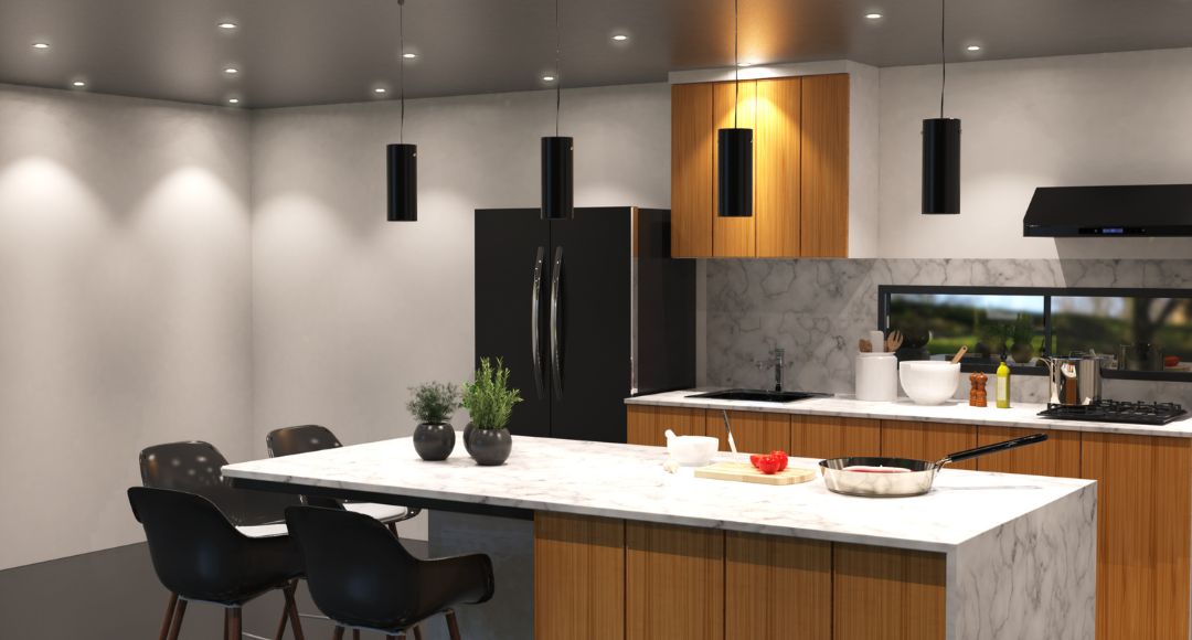 led kitchen island kitchen floor lights