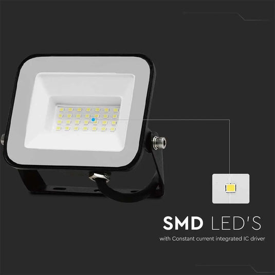 30w LED Floodlight With Samsung LEDs - 5 Year Warranty - SMD LEDs