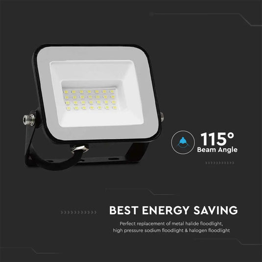 30w LED Floodlight With Samsung LEDs - 5 Year Warranty, 115 wide beam angle coverage