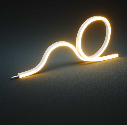 Warm white side bending neon flex