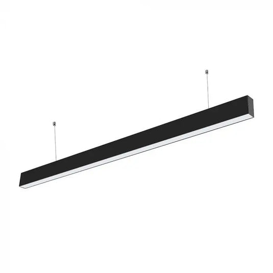 LED Linear Suspension Light, Samsung Chips - Black Finish