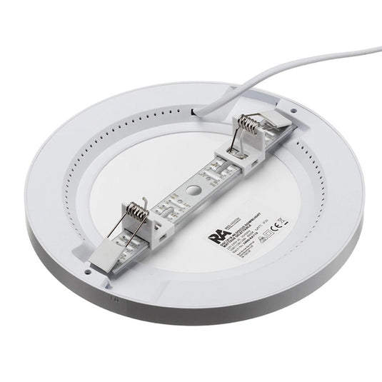 Back of the Discus downlight with its mounting bracket