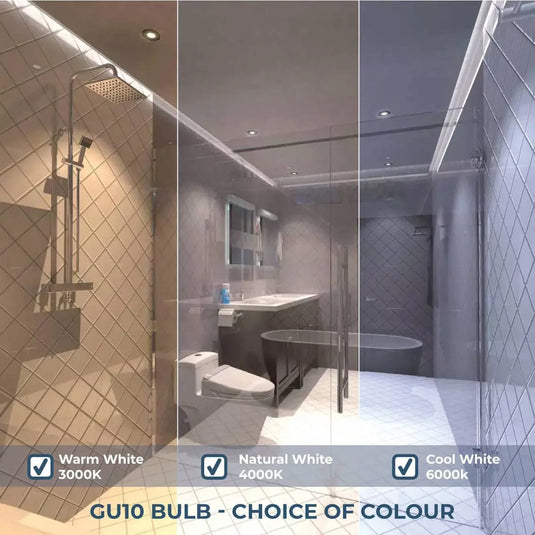 10w GU10 LED Bulbs choice of colour