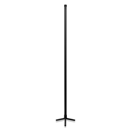 Black smart LED floor lamp