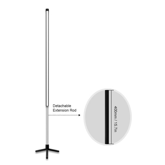Floor lamp with its measurements