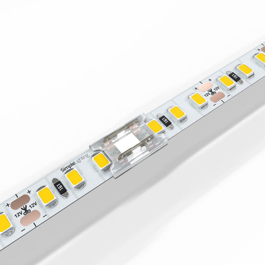 Inline connector for SMD strip