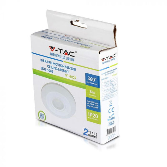 Packaging for the white slimline PIR sensor