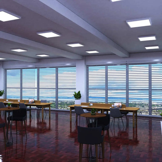40w Surface Mounted LED Panel, Cool White office view setting