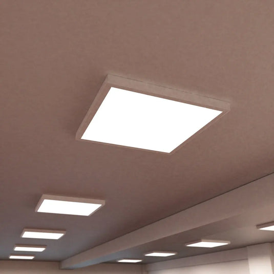 600x600mm surface-mounted LED panels with natural white light