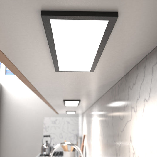 Natural white cabinet light under a kitchen cabinet