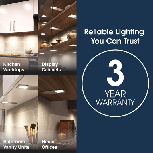 Infographic on reliable cabinet lighting
