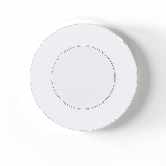 Top of the 75mm round cabinet light