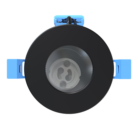 Black IP65 LED Downlight - Front