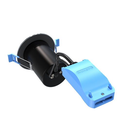 chrome downlight - side