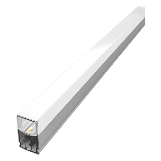 Hexagon LED tube, white finish