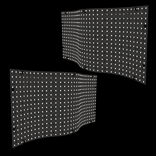 Two natural white LED sheets