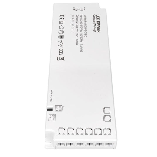 Close up of the output sockets along the side