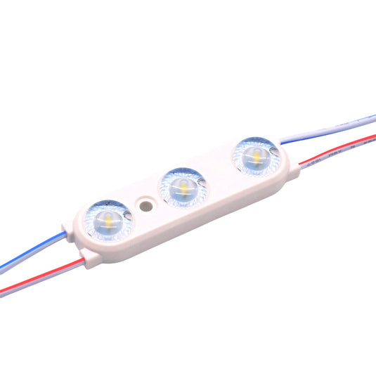 Front of a triple LED module