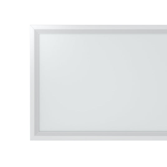 Close up of the panel frame and white diffuser