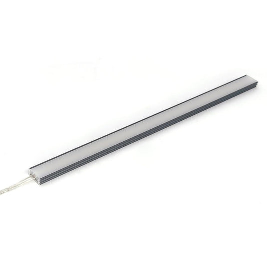 Surface LED profile with its cable on one end