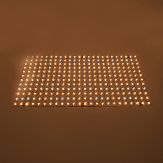 LED sheet lit warm white