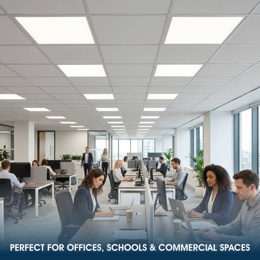 Infographic on uses in offices, schools and commercial spaces