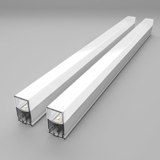 Two T5 LED tubes from the hexagon kit