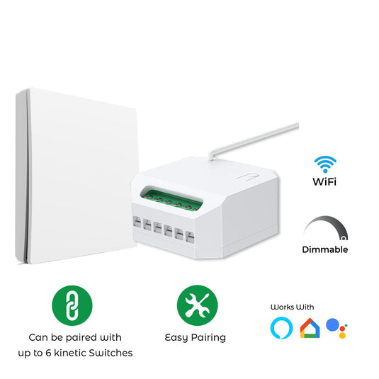 Kinetic switch receiver feature icons