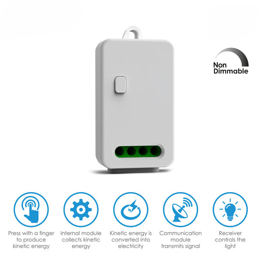 Kinetic switch receiver feature icons