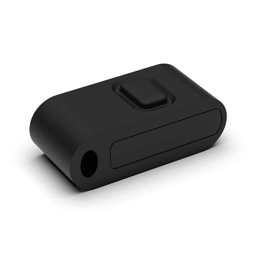 Black kinetic fob switch, angle 1