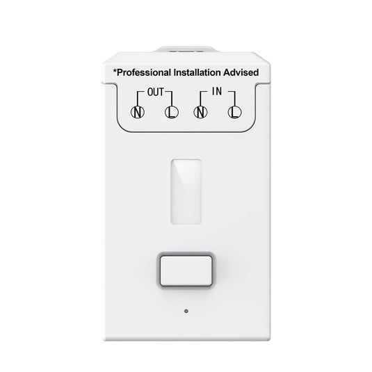 Dimmable kinetic switch receiver from an angle