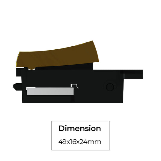 Kinetic grid switch dimensions