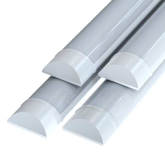 Pack of 4 slim 2ft LED batten lights