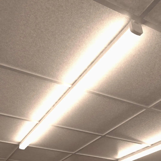 LED Batten Light in natural white light ceiling view