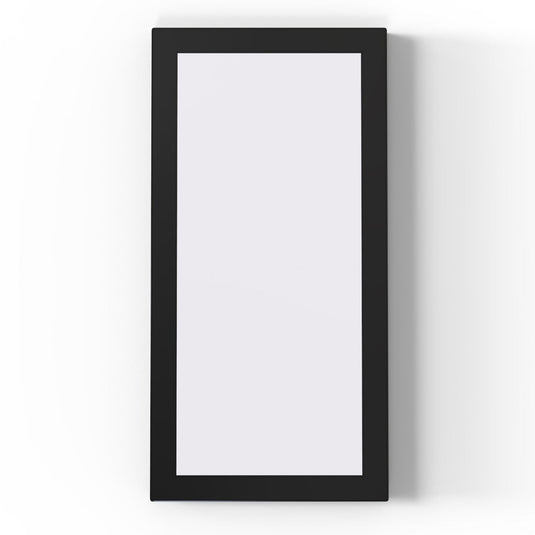 Black rectangular cabinet light with its magnetic frame