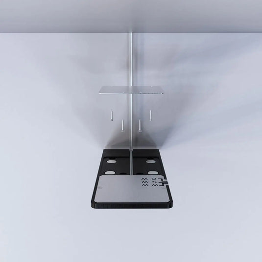 Black Recti Superslim 5w LED Cabinet Light, parts deconstructed
