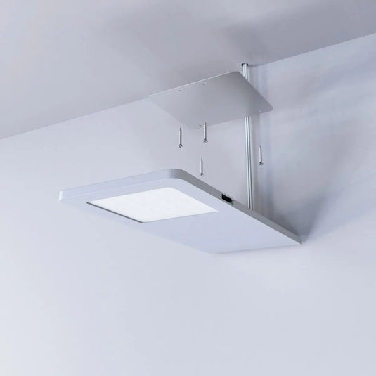 Recti Superslim 5w LED Cabinet Light, Matte White, parts deconstructed