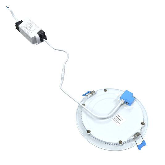 Round LED panel light with its power supply