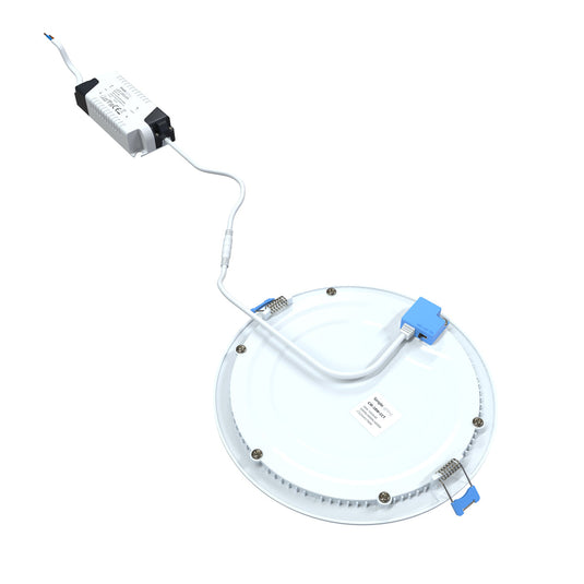 Round LED panel with its power supply