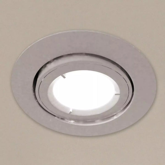 mounted in ceiling White GU10 Tilt Downlight