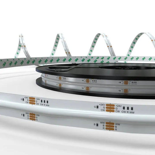 COB Dotless LED Strip Lighting in a roll close up shot