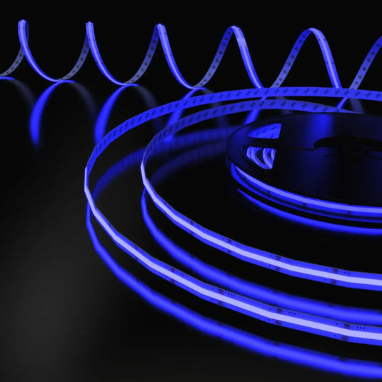 Blue COB Dotless LED Strip Lighting