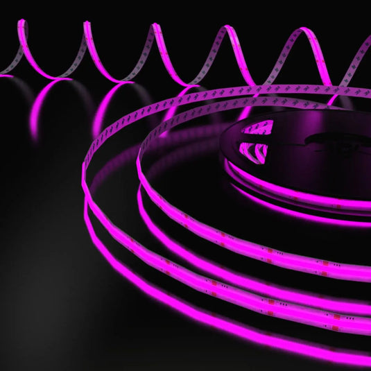 Pink COB Dotless LED Strip Lighting