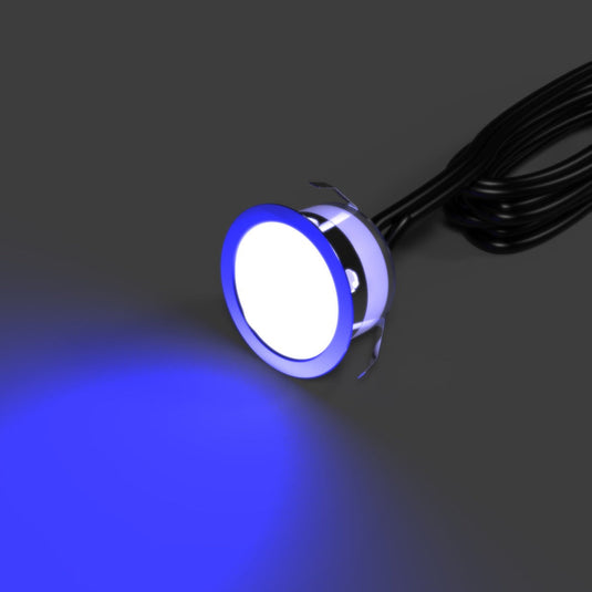 39.5mm decking light glowing blue