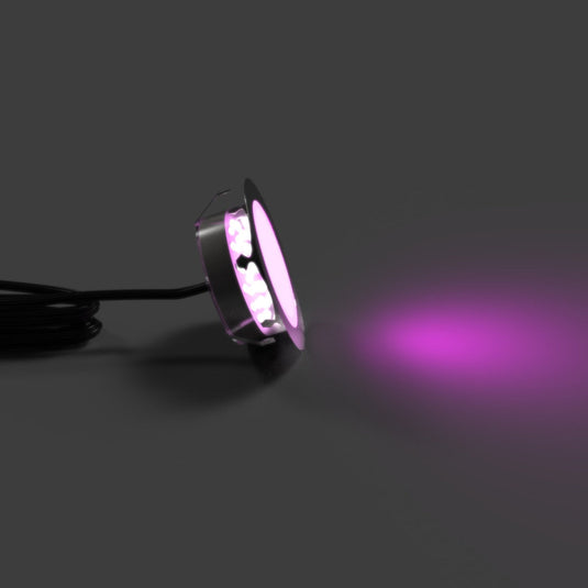 80mm decking light glowing purple