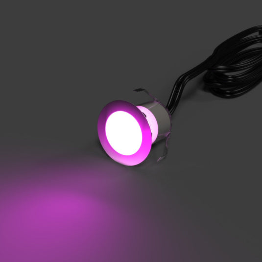 30mm RGB decking light in purple
