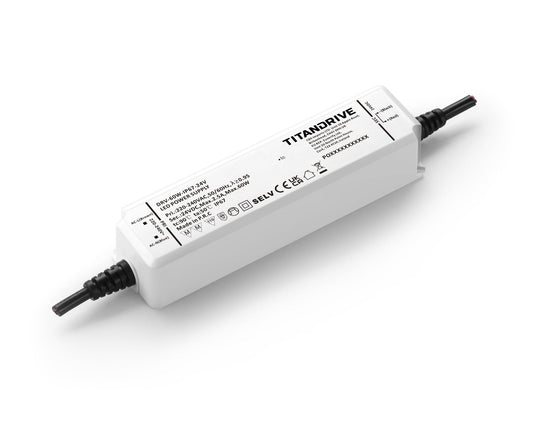 60W IP67 waterproof 24V LED driver