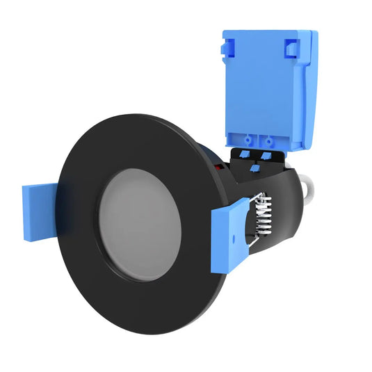 Black, IP65 Shower Fire Rated Downlight