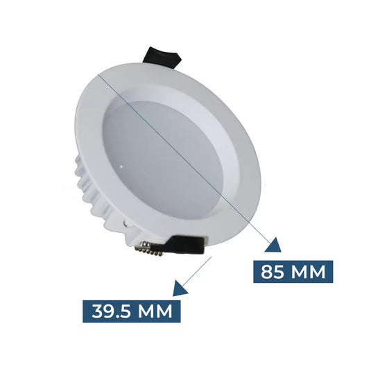8w Low Glare IP65 Short Can Dimmable Fire Rated Downlight dimensions