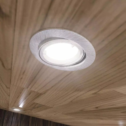 Adjustable GU10 Fire-Rated Downlight mounted in ceiling